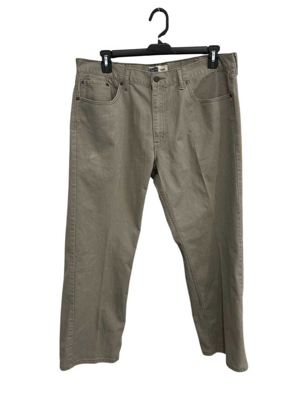 Levis Signature 38 Mens Tan Straight Leg Jeans Minimalist Neutral Aesthetic